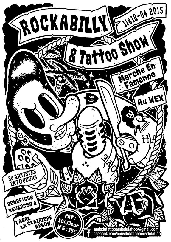 ROCKABILLY&TATTOOSHOW au WEX de Marche-en-Famenne.