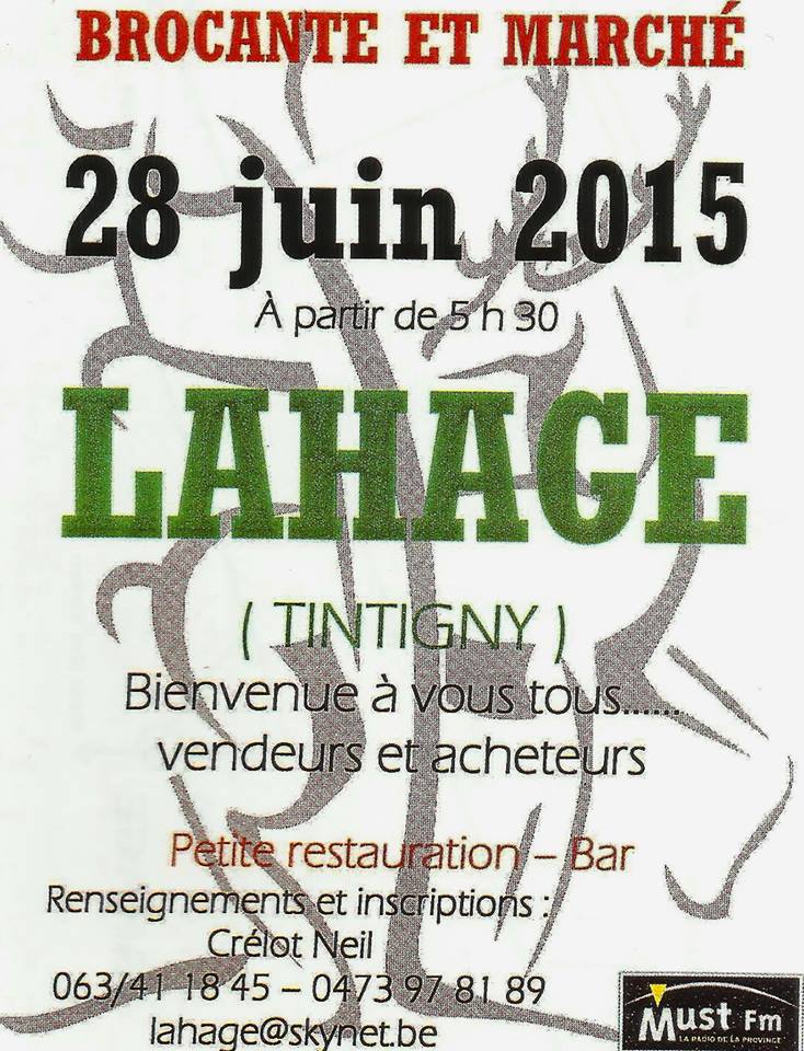 Brocante à Lahage