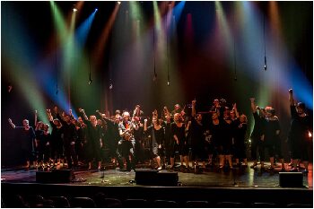 Arlon : spectacle du Choeur en portée