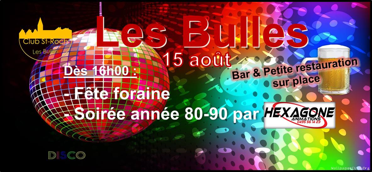 Les Bulles : fête de village