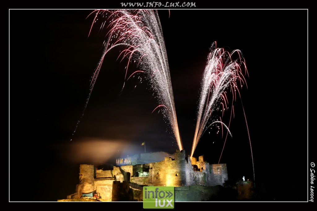 Feu d’artifice à la Roche en Ardennee  – Photos reportage