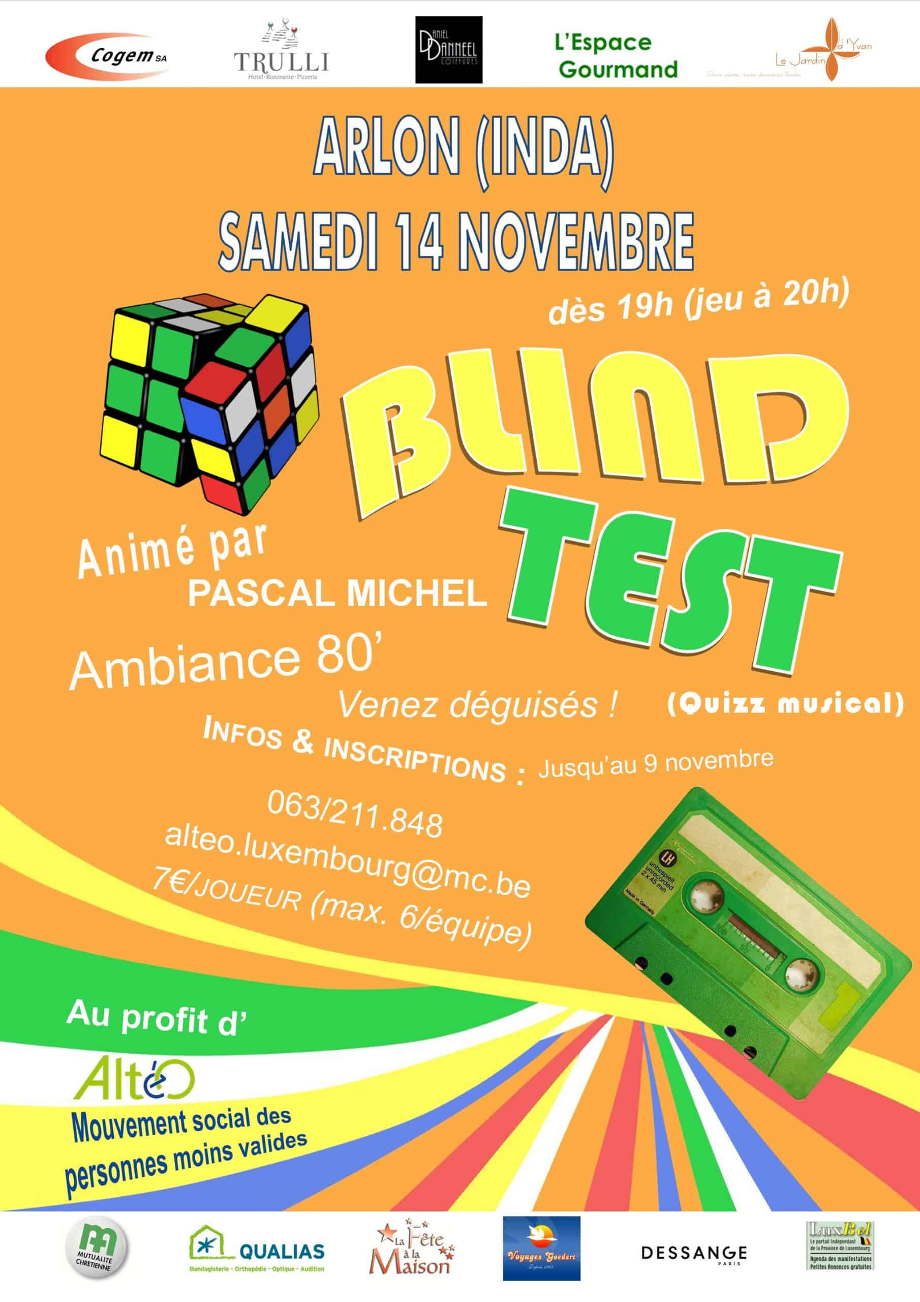 Affiche blind test 2015 finale