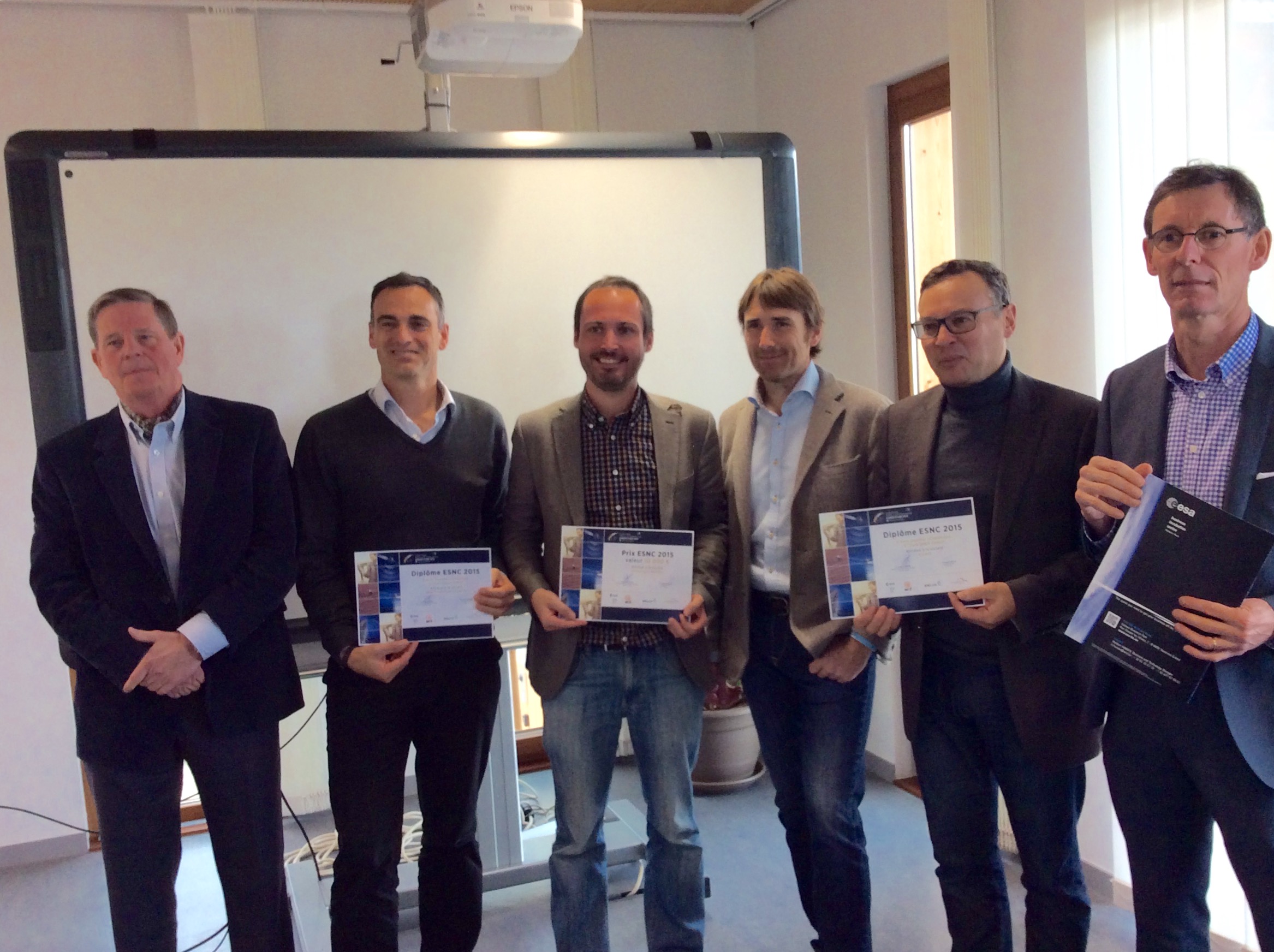 Remise du prix European Satellite Navigation Competition (ESNC)