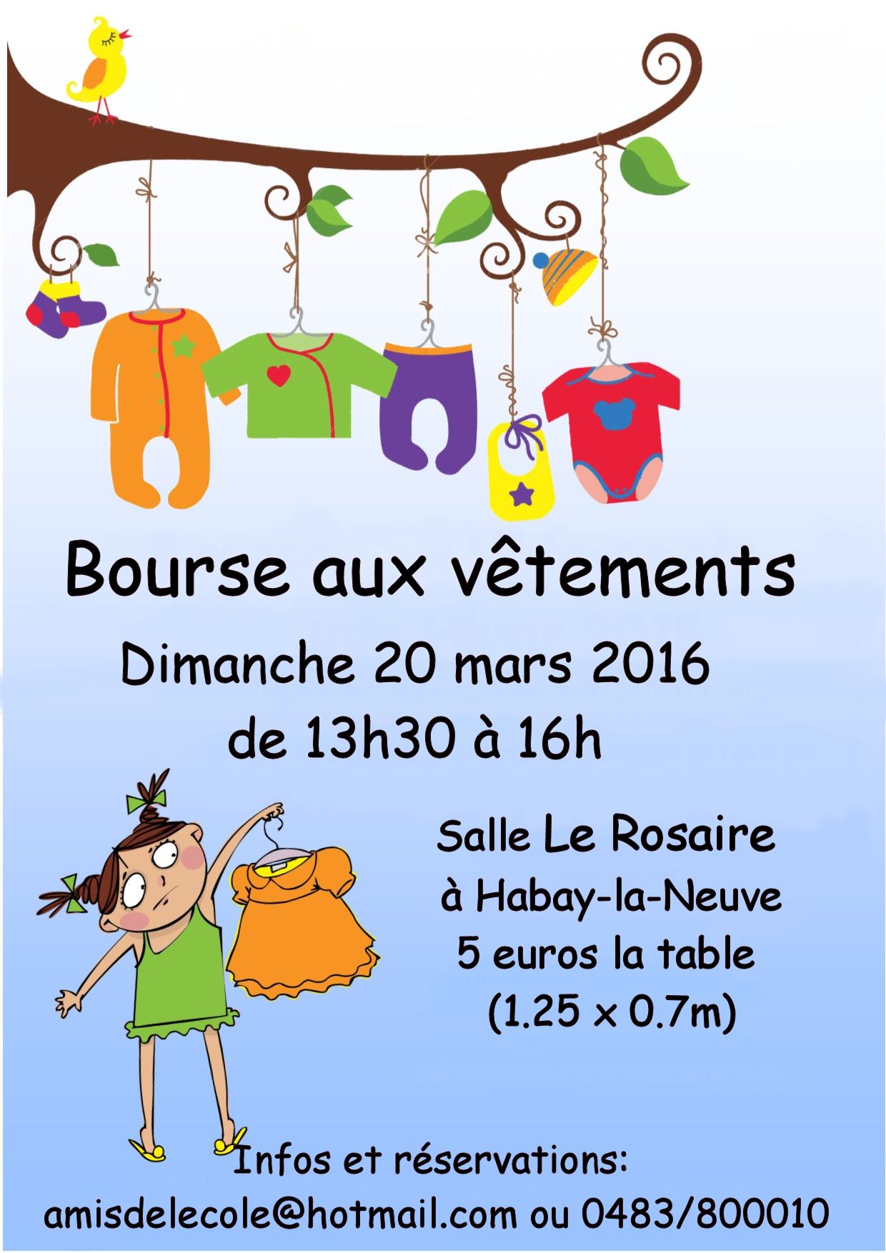 Bourse aux vêtements à Habay