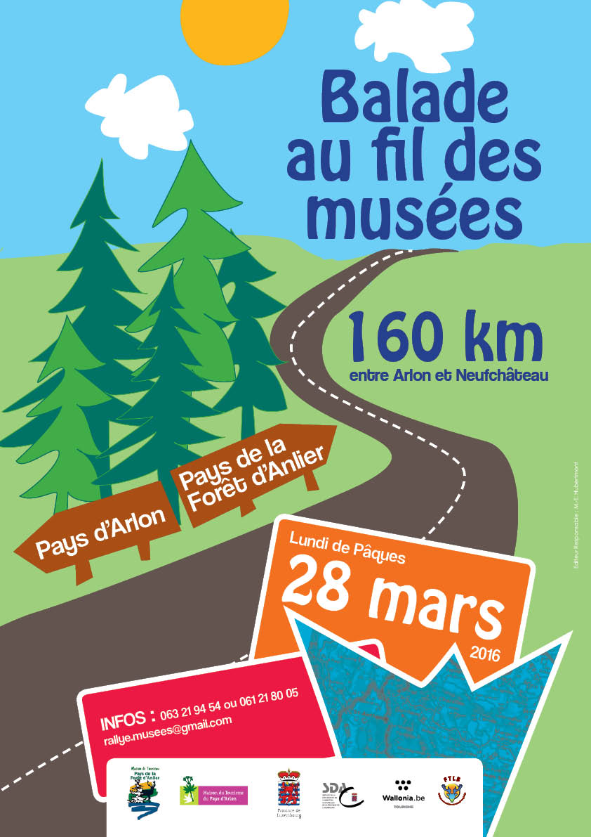 balade musees 2016 en province de Luxemboueg