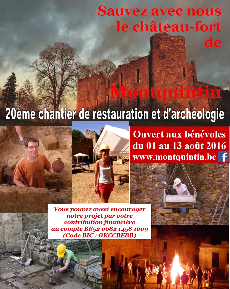 Restauration du Château à MONTQUINTIN