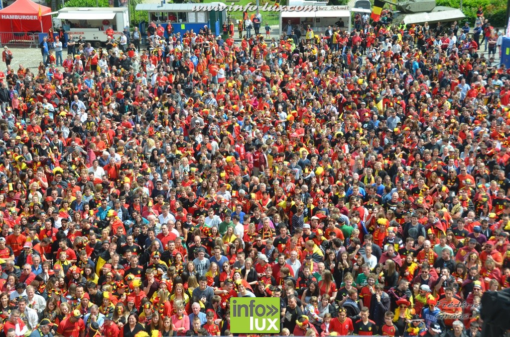 Match Belgique -Irlande ,Place Léopold à Arlon - Photos 2