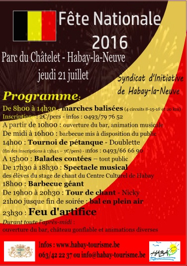 Fête du 21 juillet à Habay