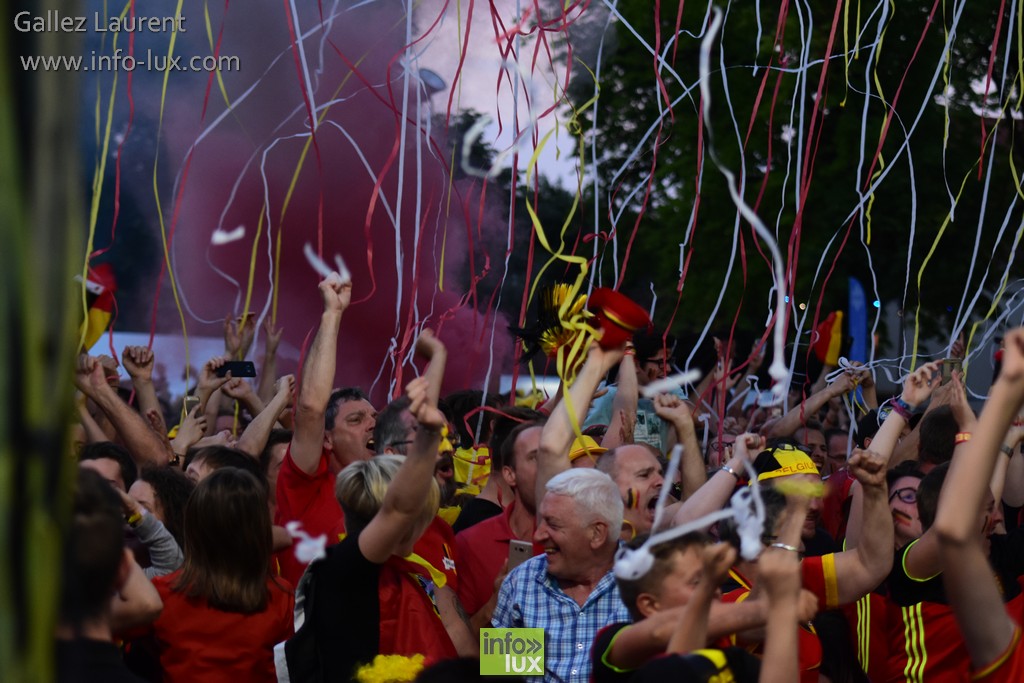 finale Belgique – Italie à Saint-Mard Sur Ecran Geant