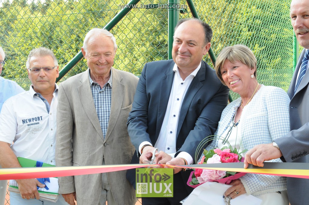 TC Stabulois  à Etalle inauguration par le Ministre Willy Borsu