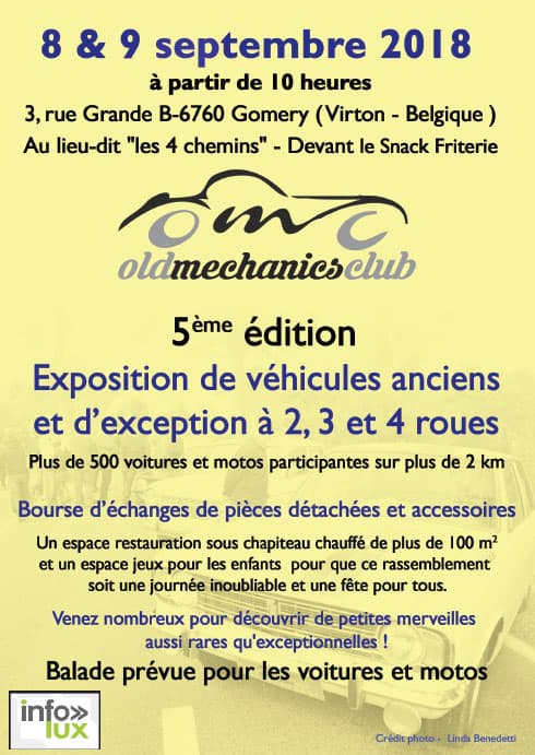 EXPOSITION DE VÉHICULES ANCIENS ET D’EXCEPTION à  GOMERY(VIRTON)