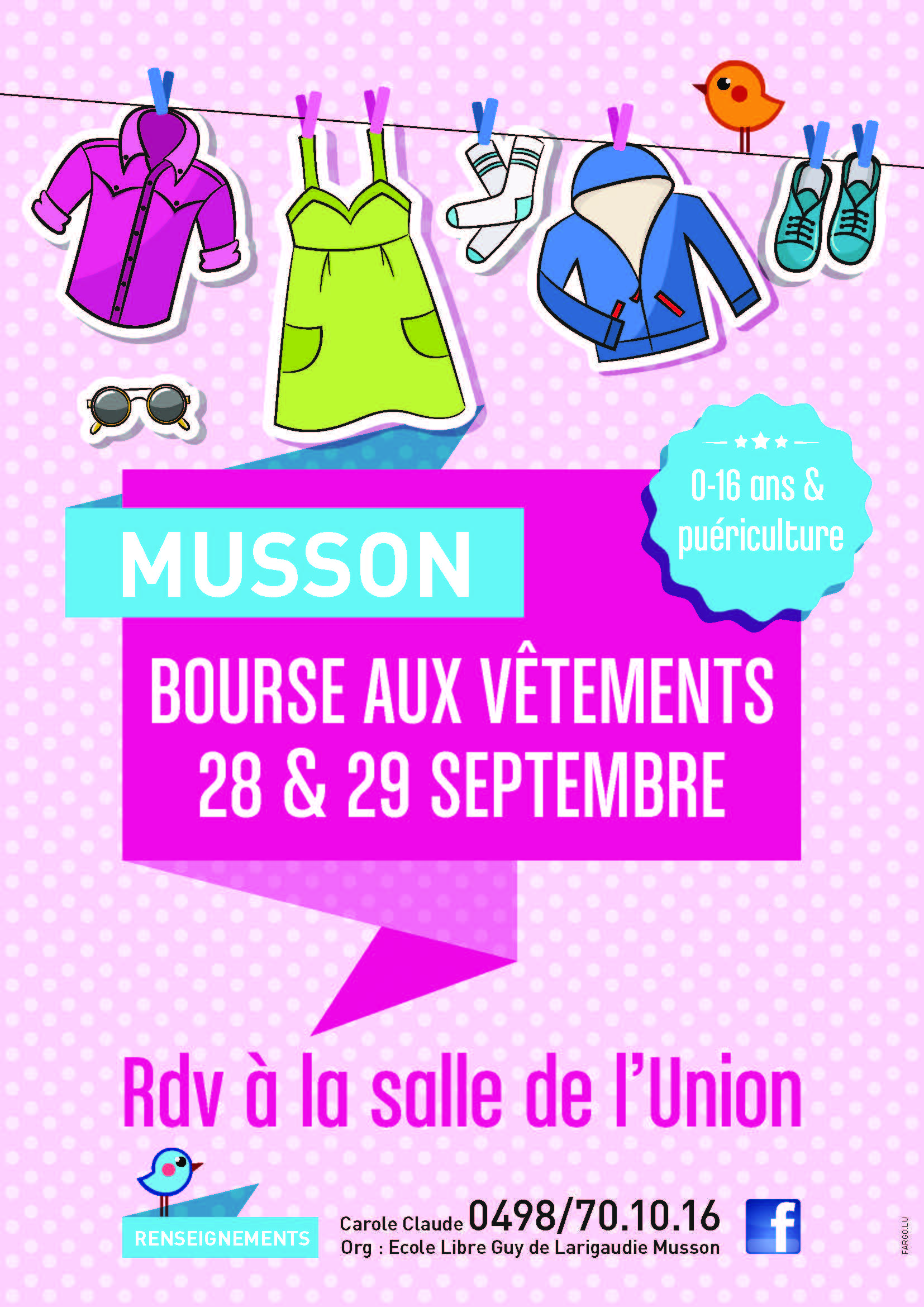 Bourse aux vêtements de l’Ecole de Musson