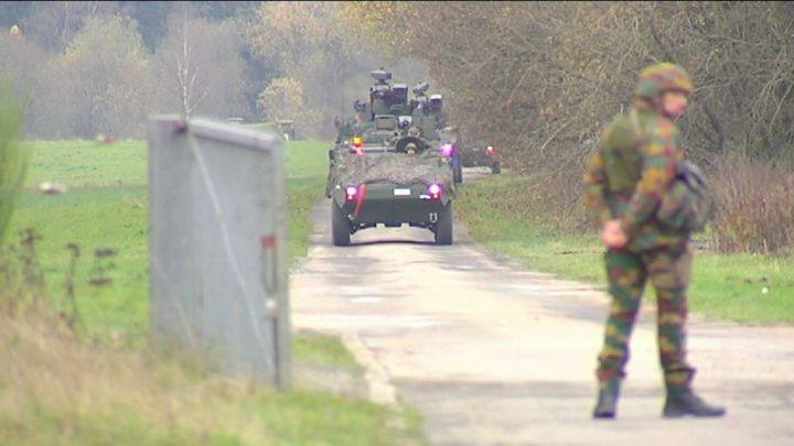 Exercices militaires à  HABAY