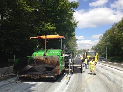 Wellin : Travaux sur n40