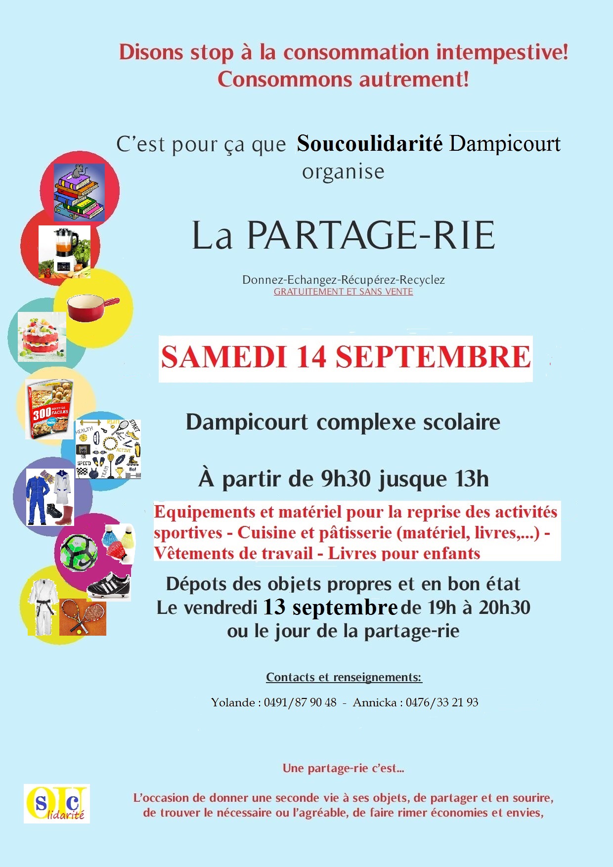 Partage-Rie Dampicourt, c’est la rentrée.