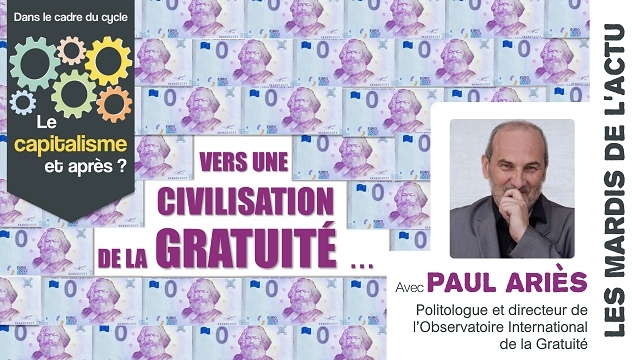 Conférence :  civilisation de la gratuité – Arlon