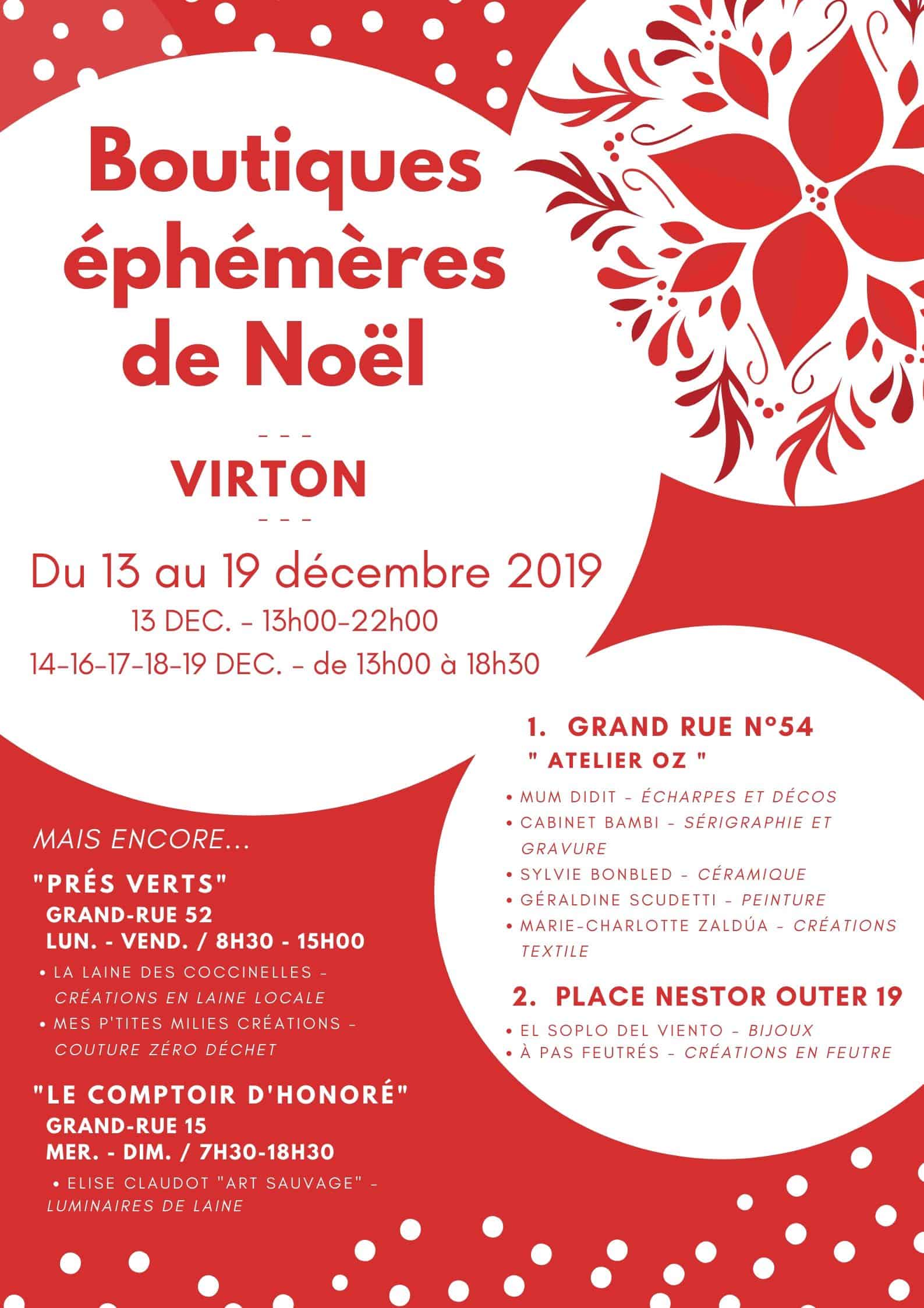 Boutiques de Noël à Virton