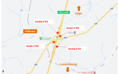 Fermeture pendant 4 jours des sorties sur la E25/A26