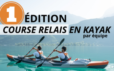 Course relais en Kayak