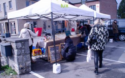 MARCHÉ DE   PRINTEMPS à Barvaux sur Ourthe. 