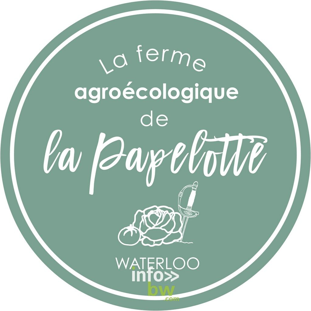 A Waterloo, Juliette et Tom mènent un projet agrobiologique au lieu-dit de la Papelotte.  Ils vous proposent leurs fruits et légumes bio.