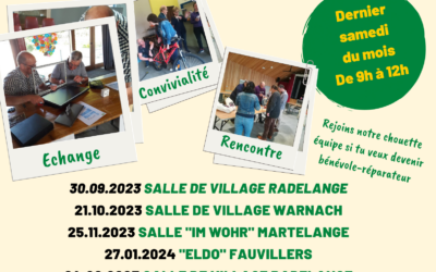 MARTELANGE > REPAIR CAFÉ FAUVILLERS