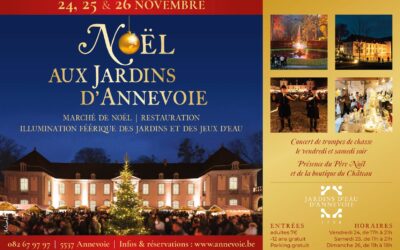 Noël aux Jardins d’Annevoie