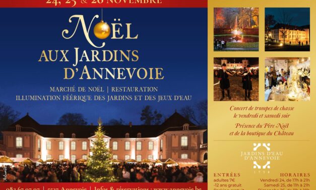 Noël aux Jardins d’Annevoie