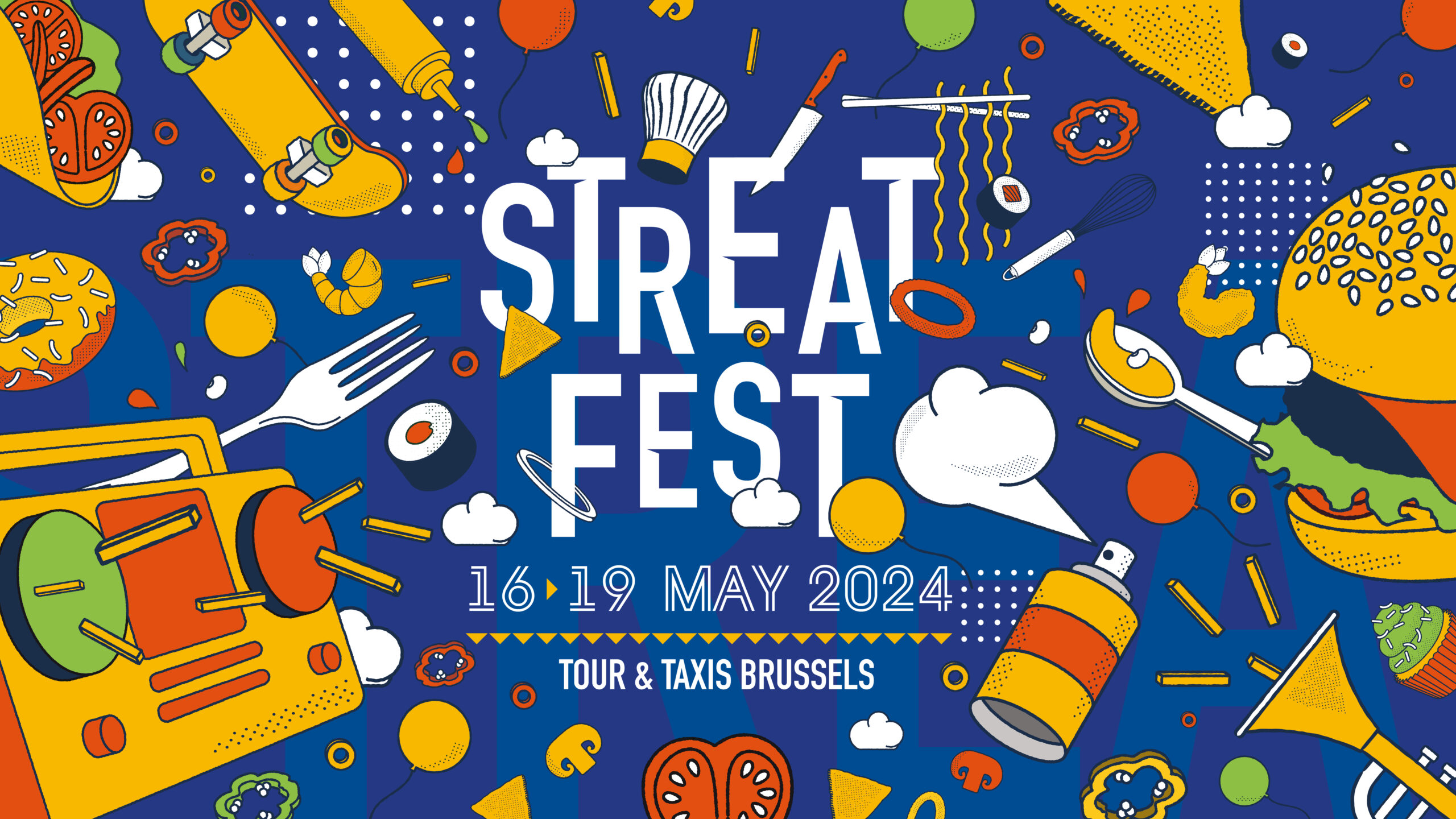 Affiche Streatfest 2024 Bruxelles