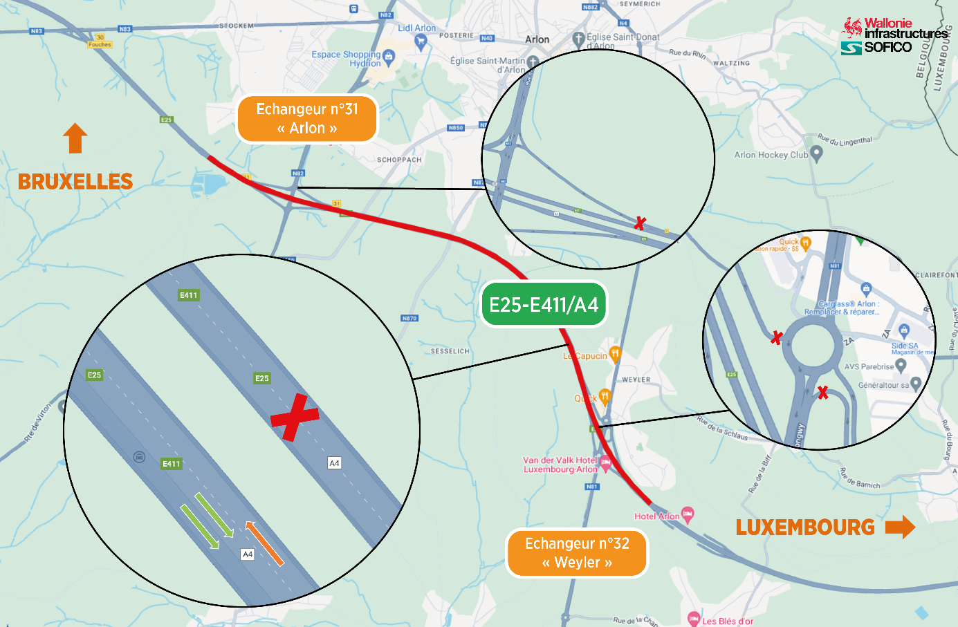 WEYLER > ARLON > TRAVAUX ROUTIERS